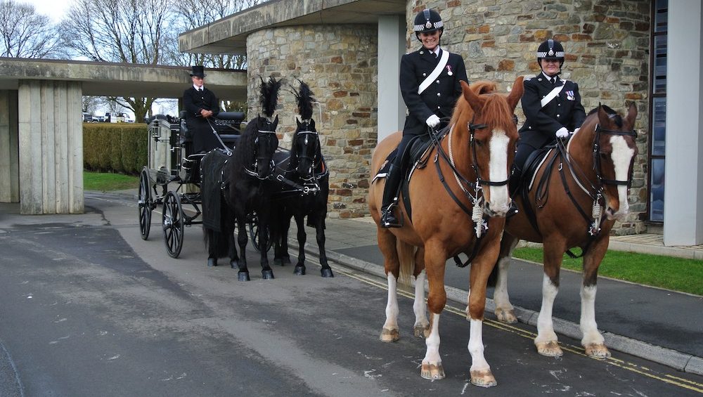 Kilvey-Carriage-Horse-Drawn-Carriage-Services-Wales-Cardiff-Bristol-Police-Funeral-e1518787996636